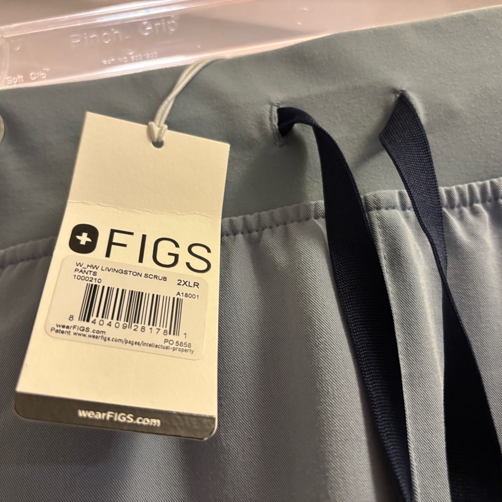 Figs Steel Blue Scrub Pants